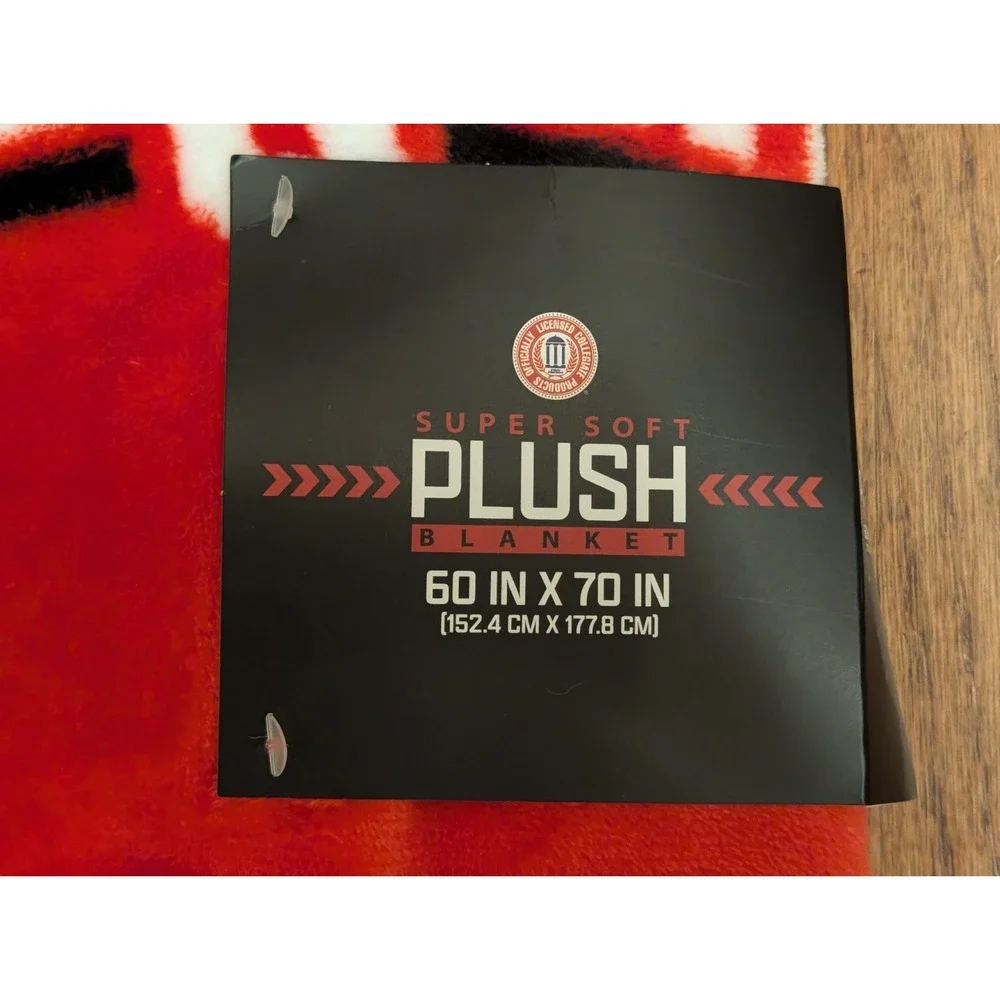 Ohio State Buckeyes Super Soft Plush Blanket 60 x 70 in Red College-NCAA Pegasus